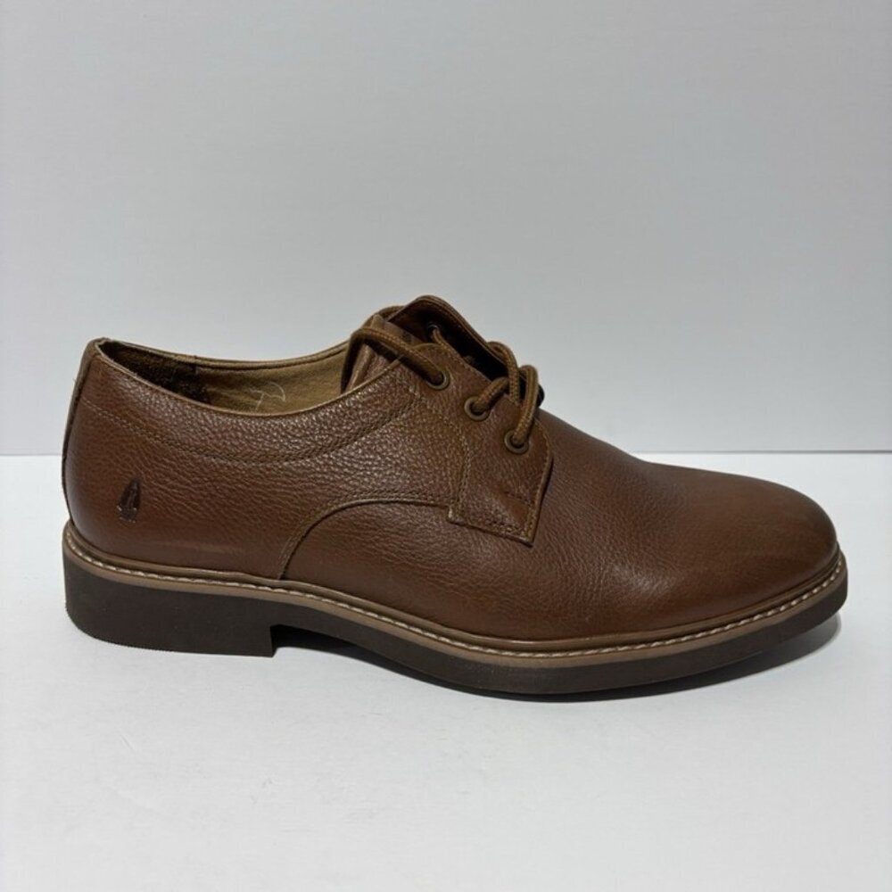 Hush Puppies Men’s Detroit Plain Toe Oxford Cognac, Size 9.5 M